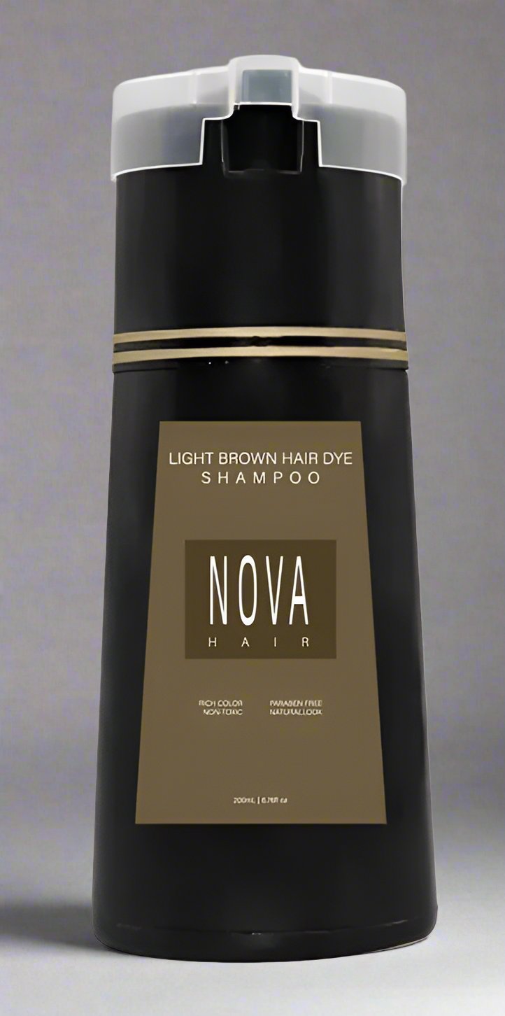 Original Hair Dye Shampoo Nova Hair Instant Dye Shampoo Men Women Quick Easy Safe Hair Color Gray Hair Coverage Nourish Scalp